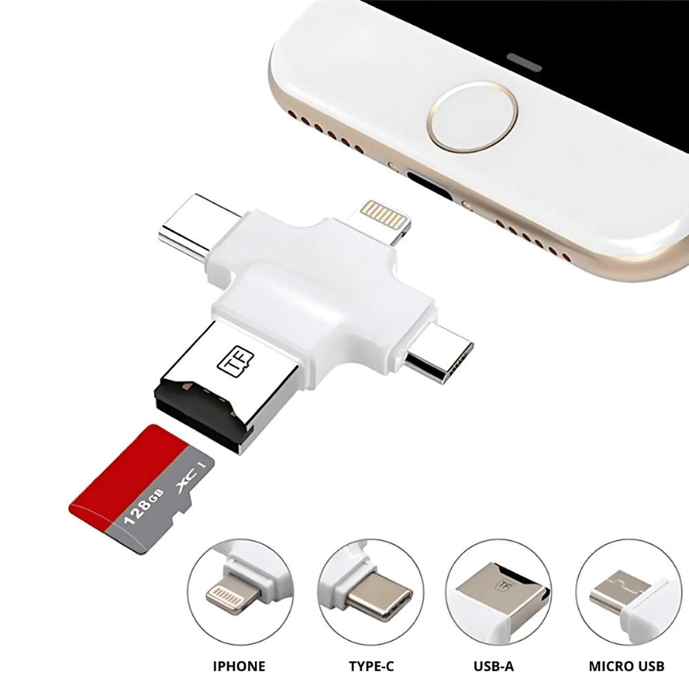 Lecteur de carte micro SD 4-en-1 — Woodcam