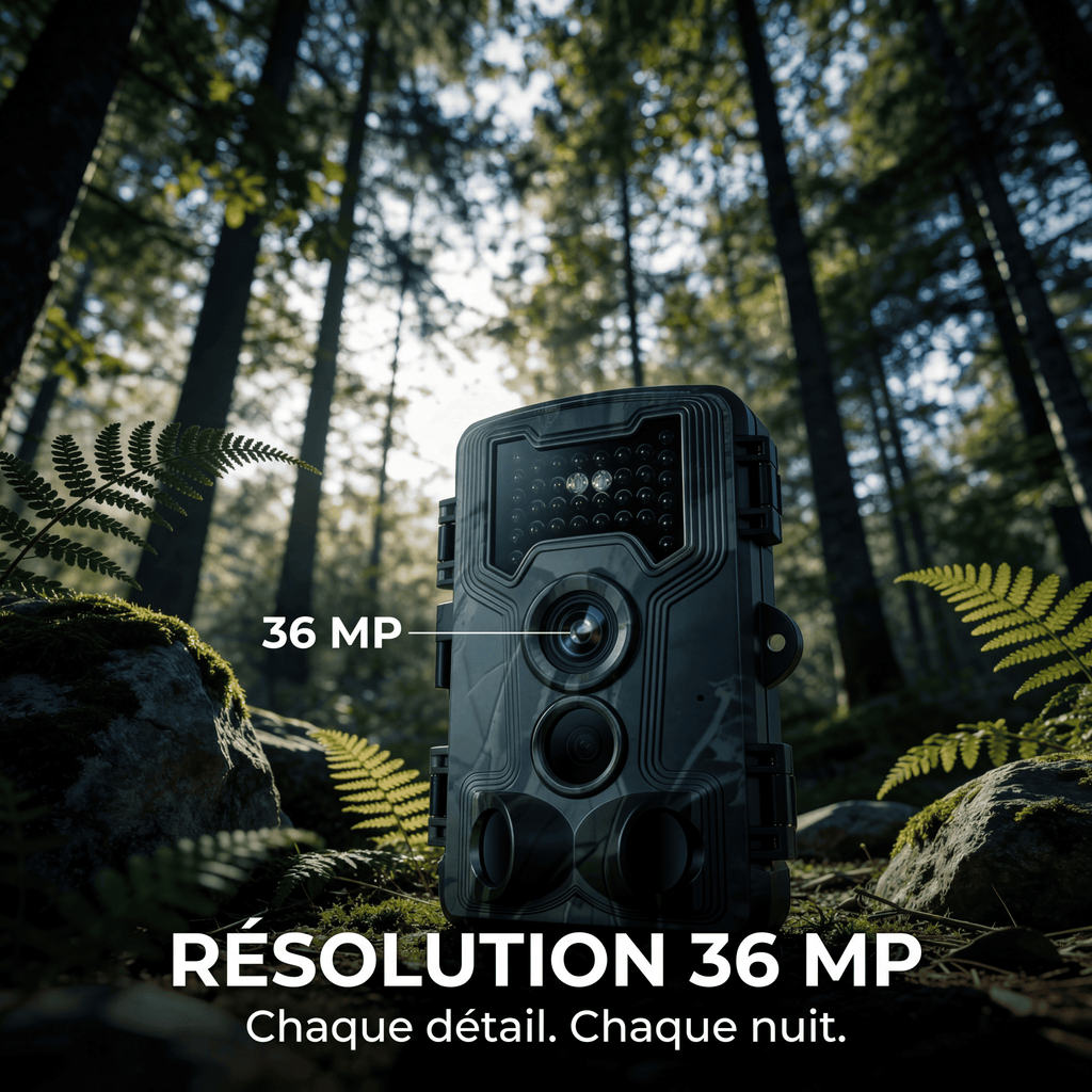 Caméra de chasse WiFi 4K — vue 3 — Woodcam