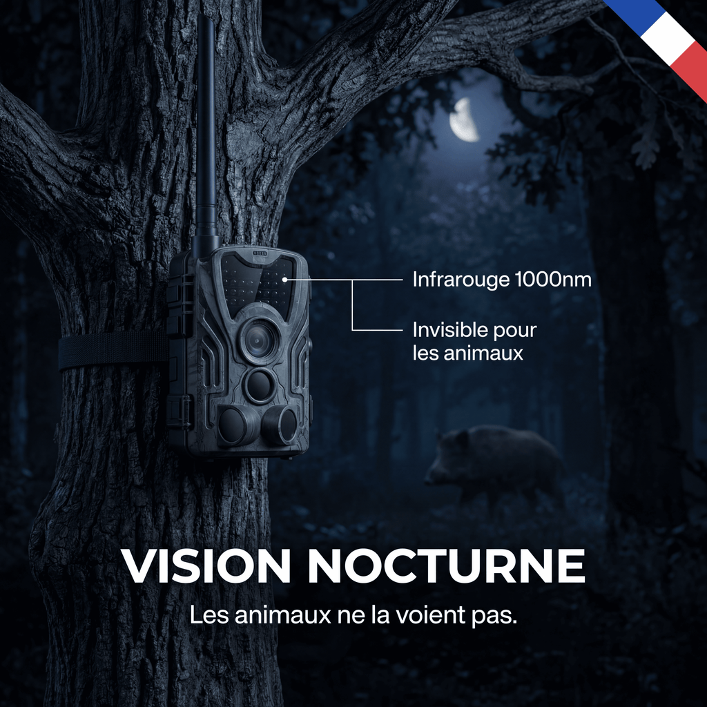 Caméra de chasse 4G 4K avec écran — vue 6 — Woodcam