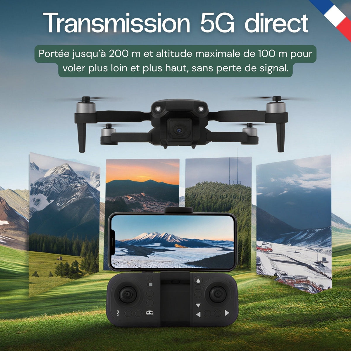 Drone vidéo Full HD — vue 4 — Woodcam