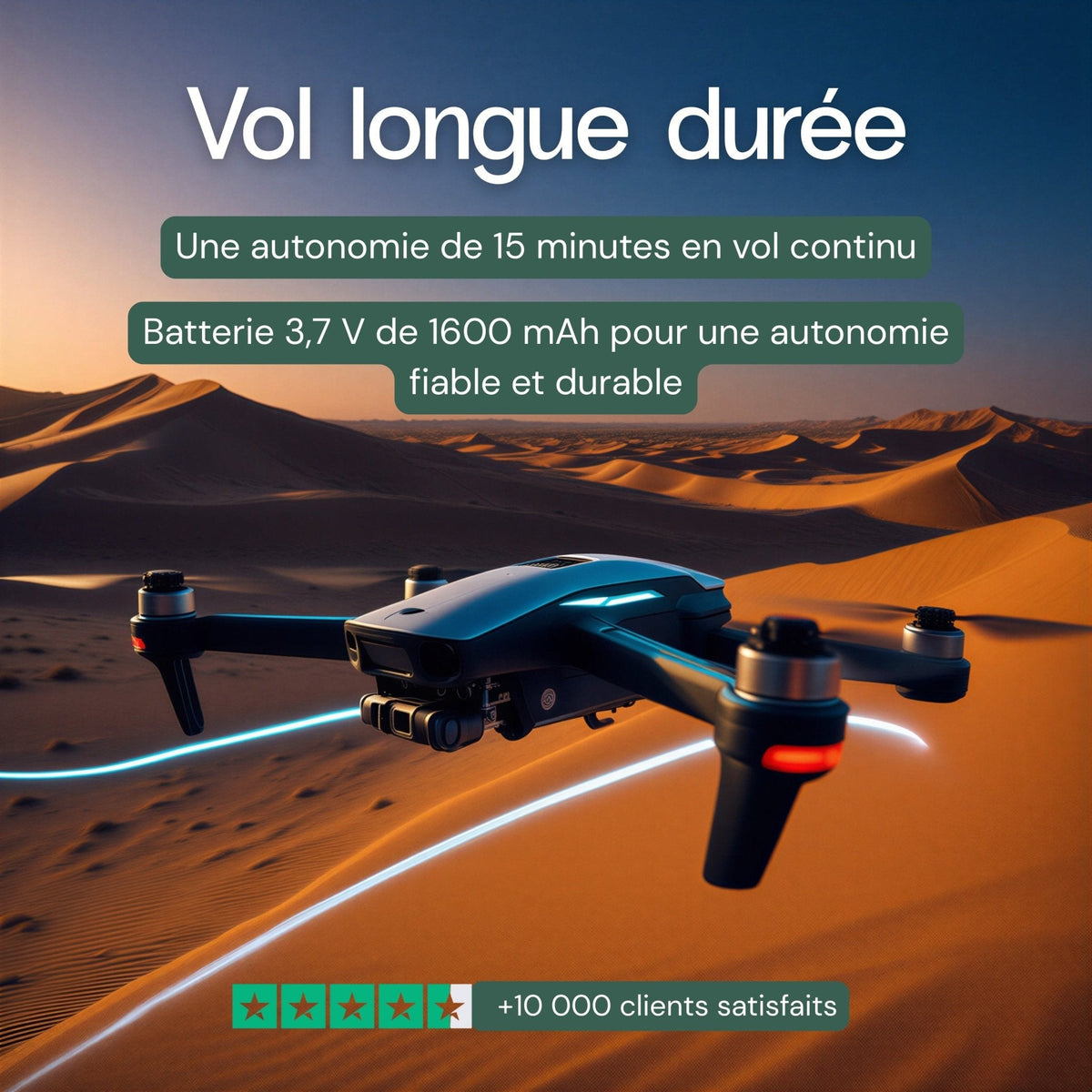 Drone vidéo Full HD — vue 5 — Woodcam