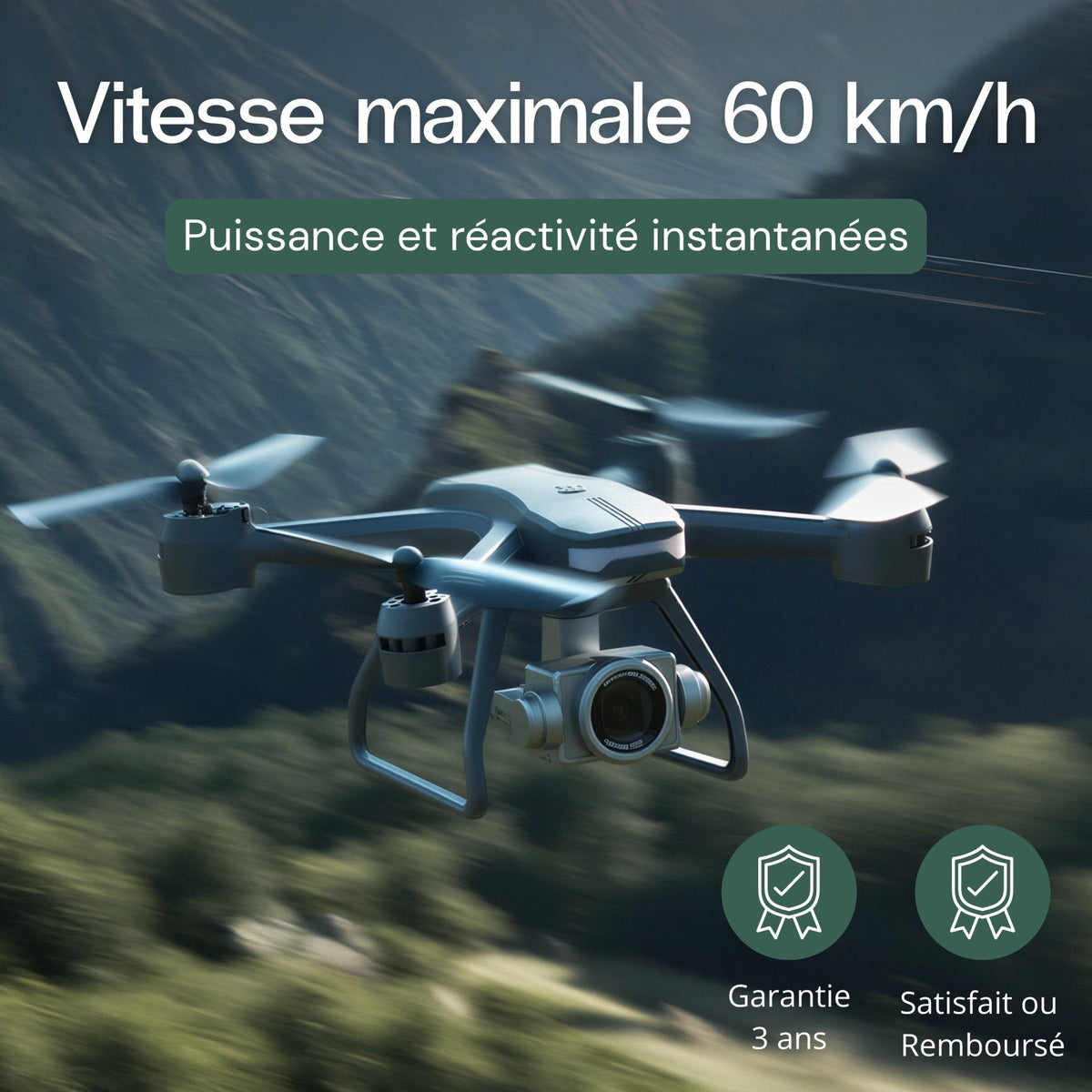 Drone vidéo 8K — vue 4 — Woodcam