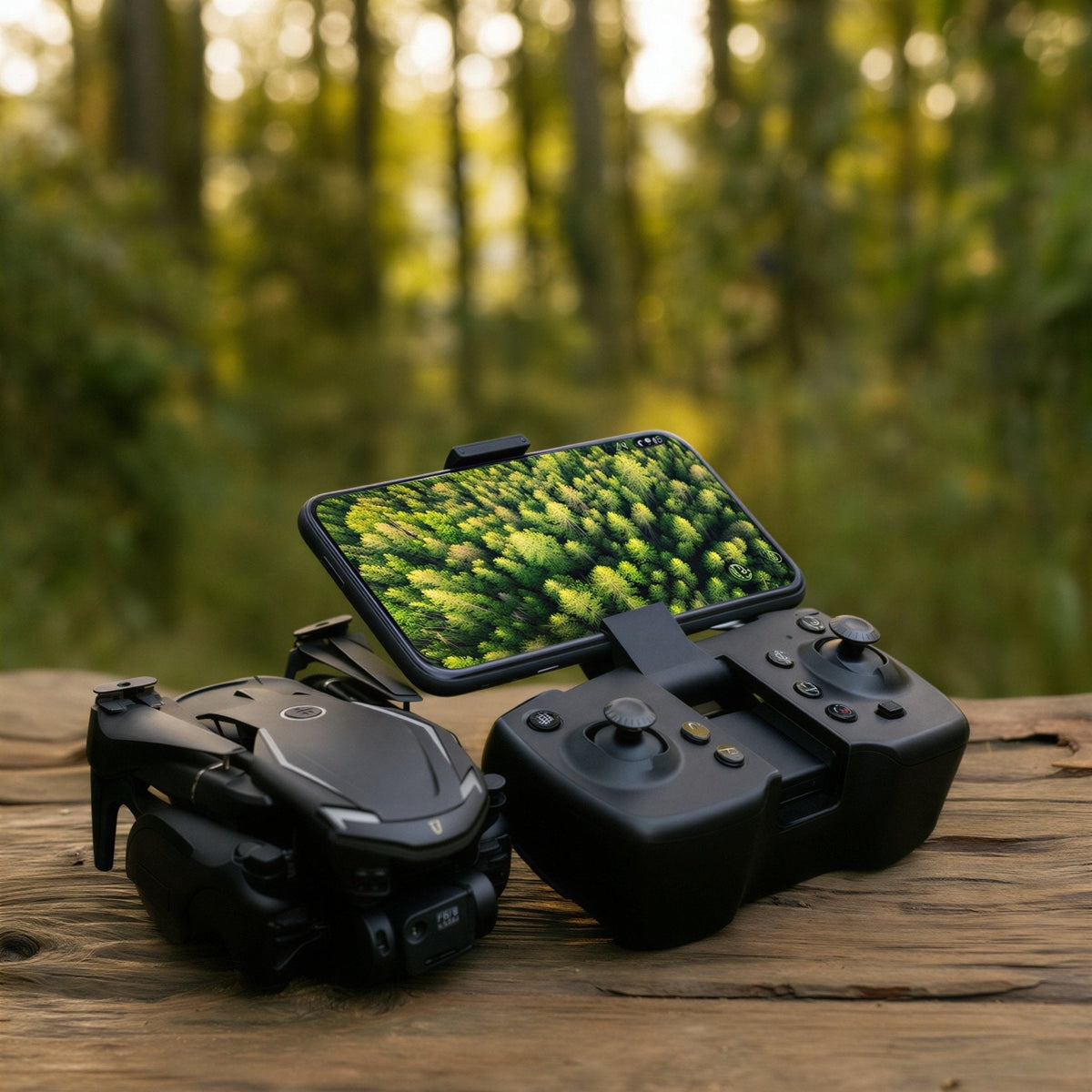 Drone vidéo 4K — vue 2 — Woodcam