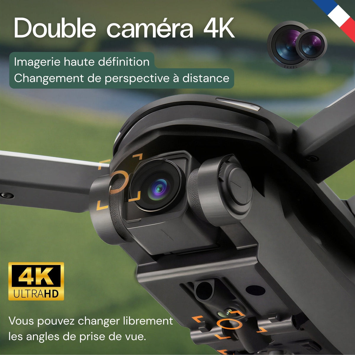 Drone vidéo 4K — vue 4 — Woodcam