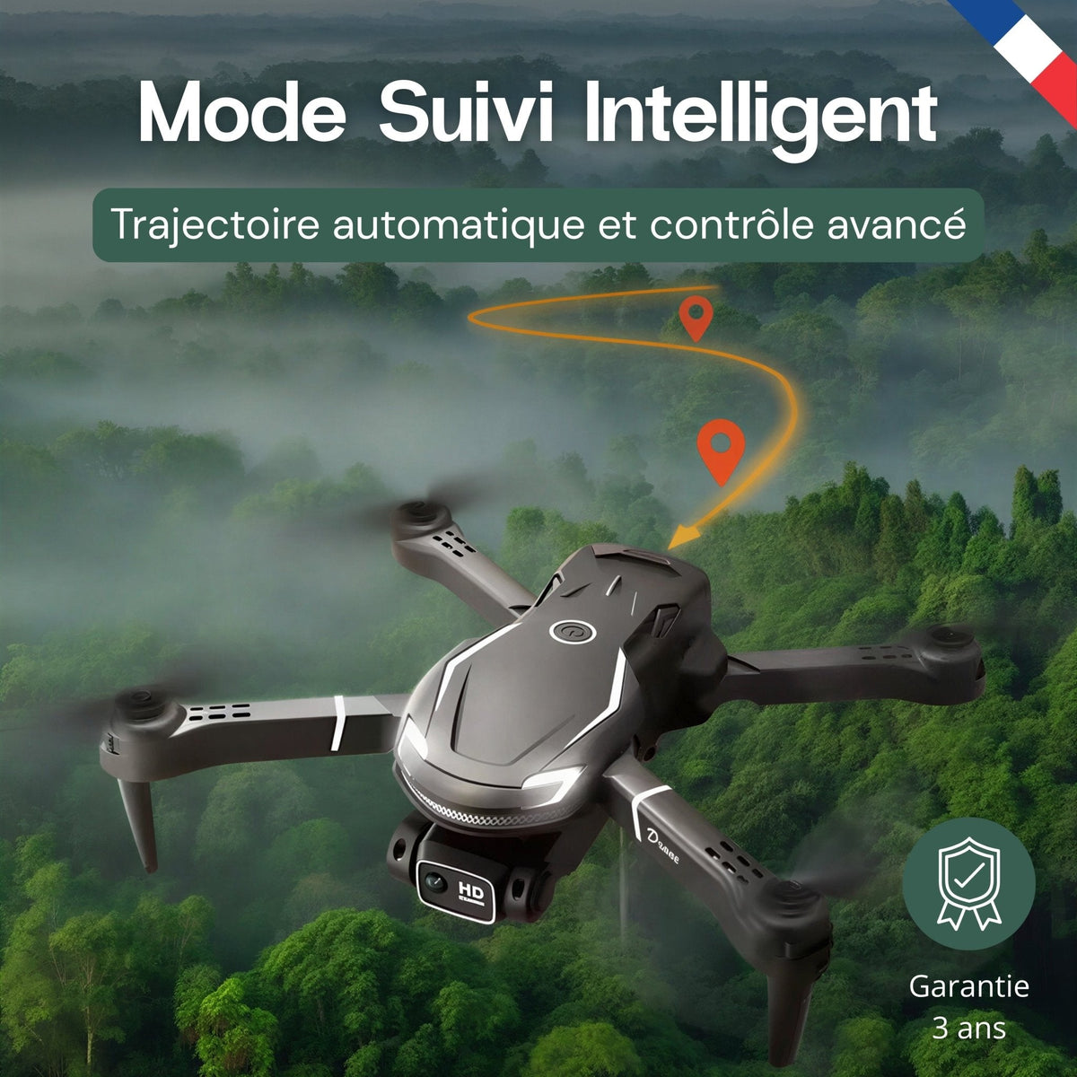 Drone vidéo 4K — vue 5 — Woodcam
