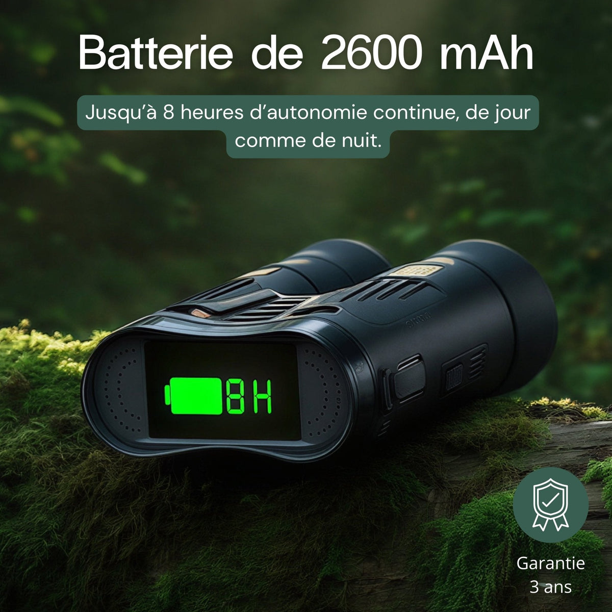 Jumelles vision nocturne 4K — Autonomie 8h — vue 7 — Woodcam