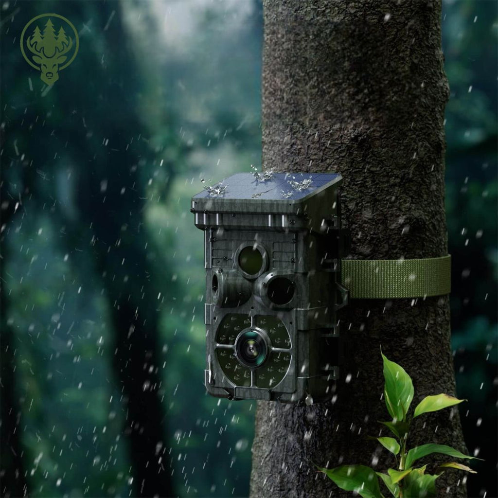 Caméra de chasse solaire Wi-Fi OC-C06 – Vision 850nm · Détection mouvement · IP66