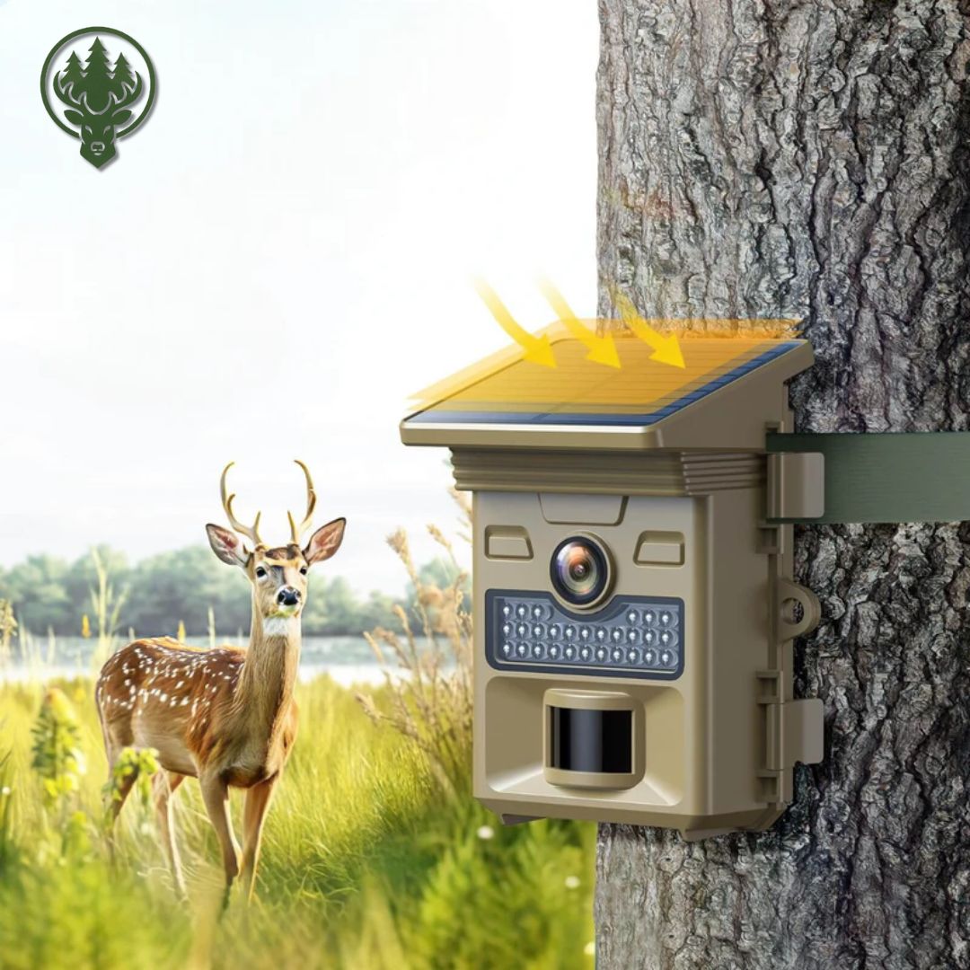 Caméra de chasse solaire OC-C16 – Sans Wi-Fi · Écran 2.0" · Autonomie longue durée