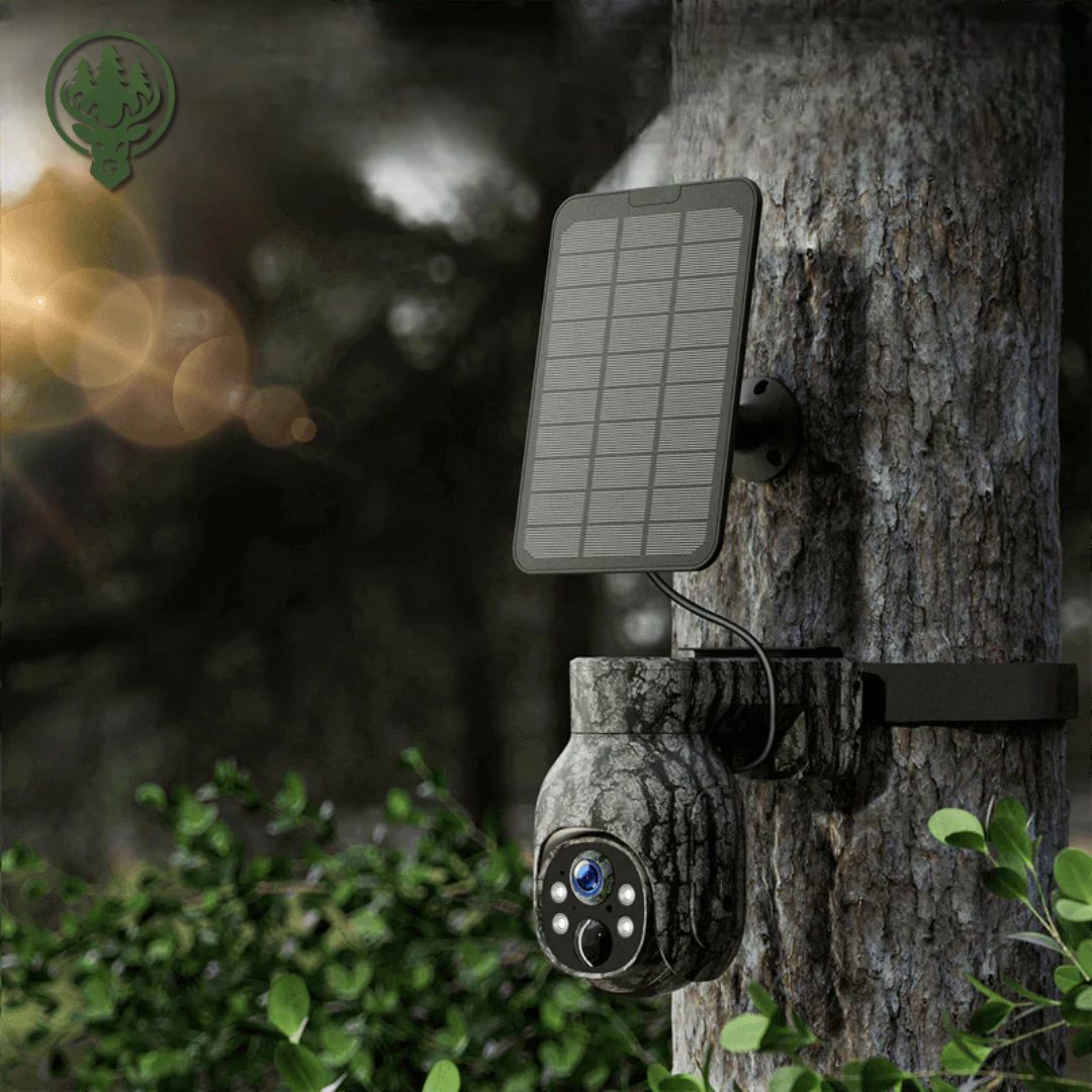 Caméra de chasse cellulaire 2.5K OC-C17 – 360° · Solaire · Streaming en direct 4G