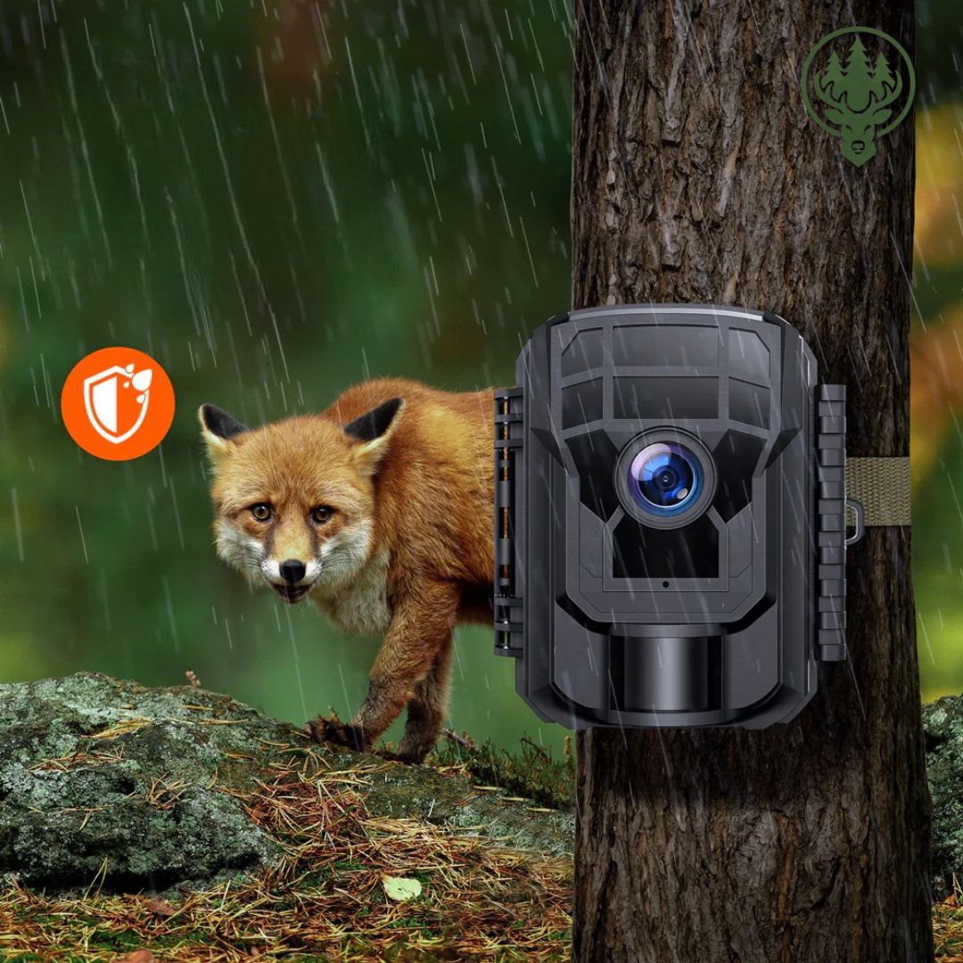 Caméra de chasse mini OC-C20 · 24MP · Vision nocturne HD · Format compact