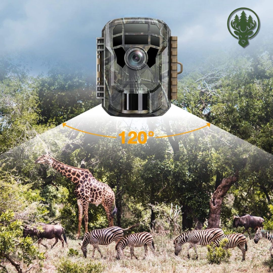 Caméra de chasse extérieure OC-C21 – 2K HD · Mini format · Sans réseau cellulaire
