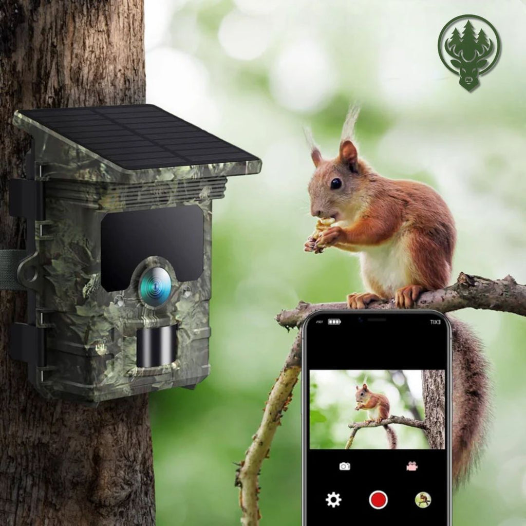 Caméra de chasse solaire Wi-Fi 4K OC-C25 – HD 32MP · Détection rapide