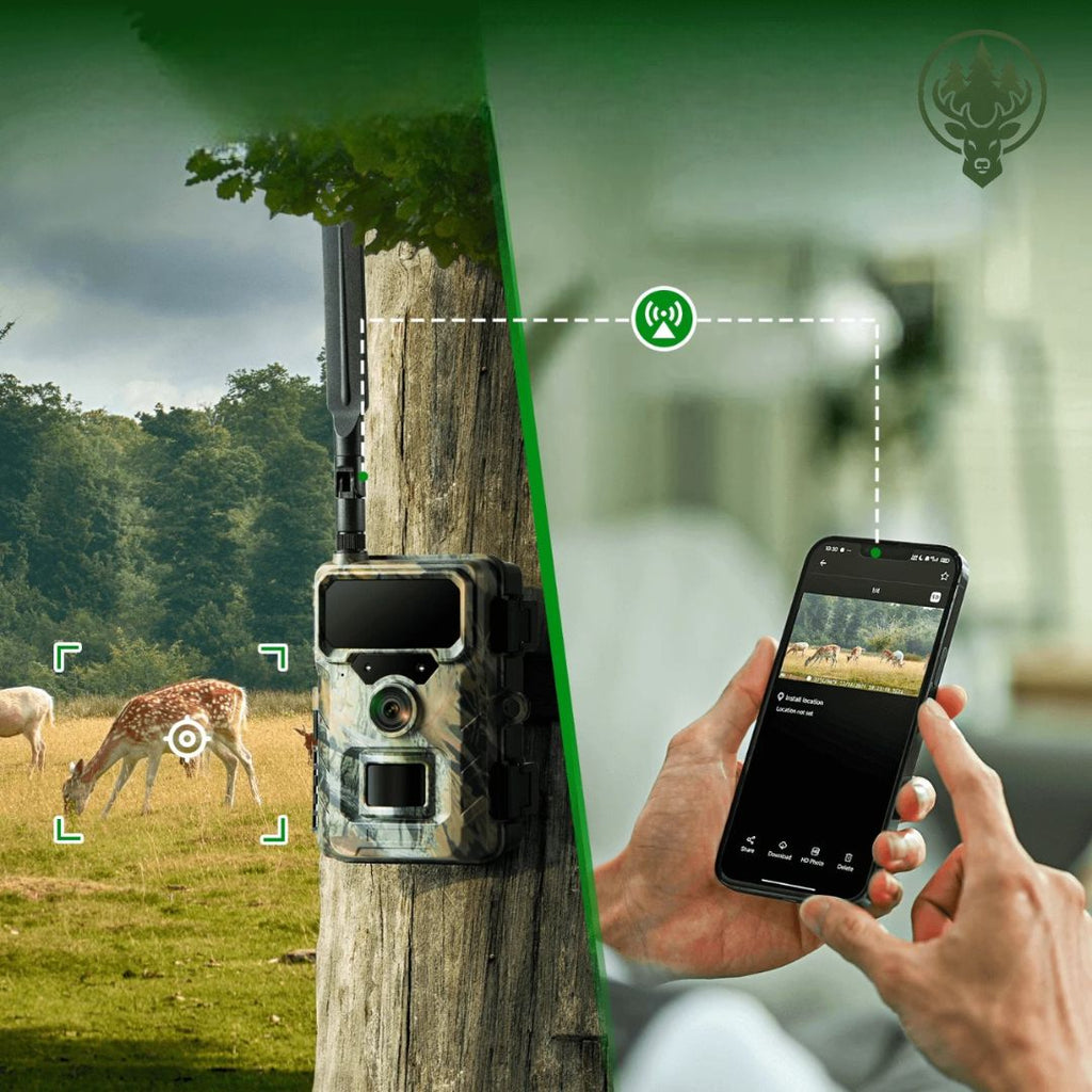 Caméra de chasse 4G OC-C01 – Cellulaire · 2.7K · 32MP · Vision infrarouge