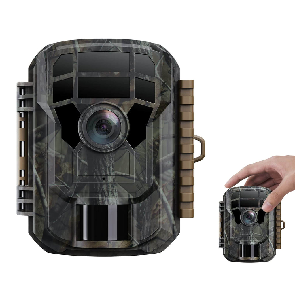 Caméra de chasse extérieure OC-C21 – 2K HD · Mini format · Sans réseau cellulaire