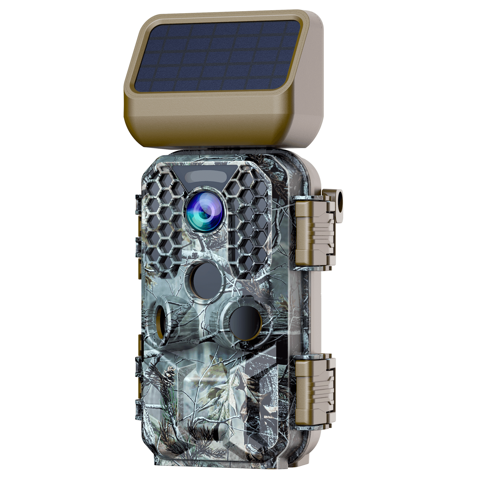 Caméra de chasse solaire Wi-Fi OC-C31 – 4K · Vision nocturne · Idéale faune sauvage