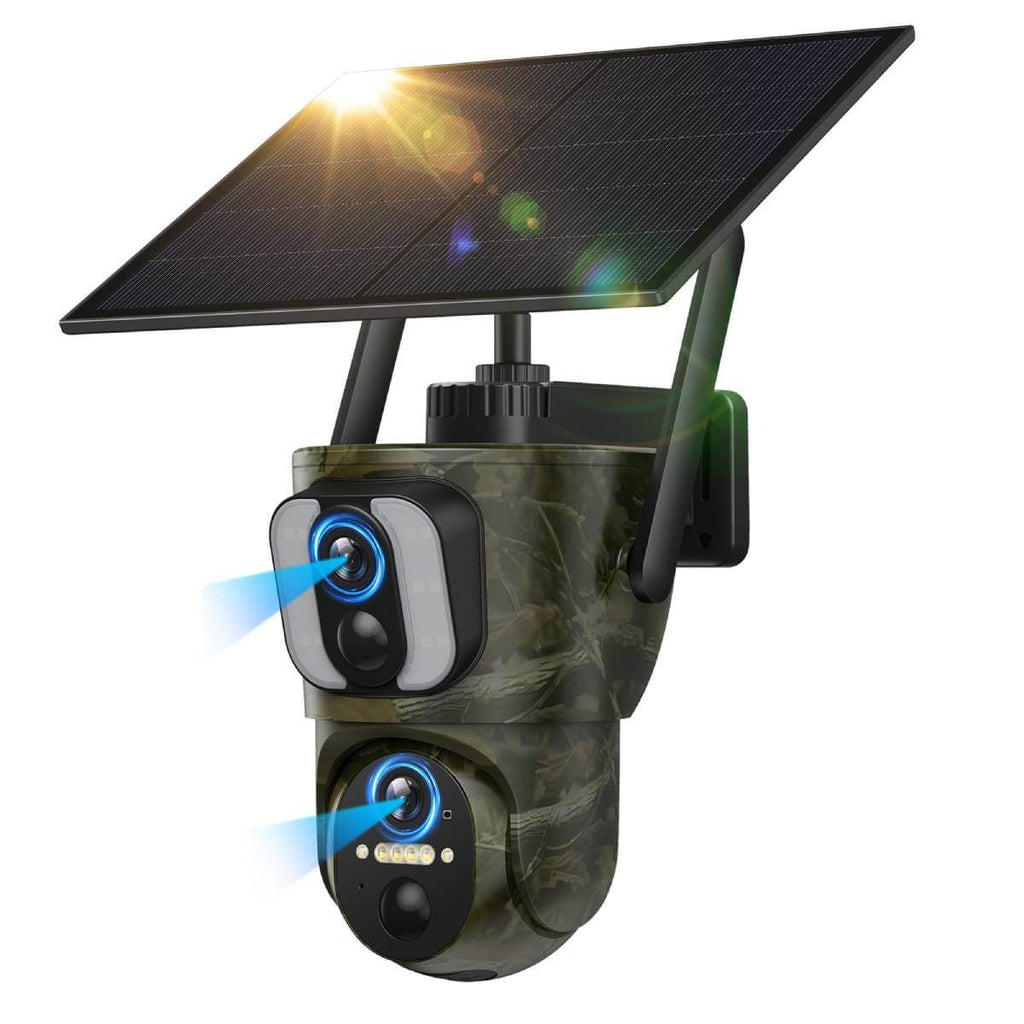 Caméra de chasse cellulaire solaire OC-C08 – 4G LTE · Détection faune · Vision nocturne