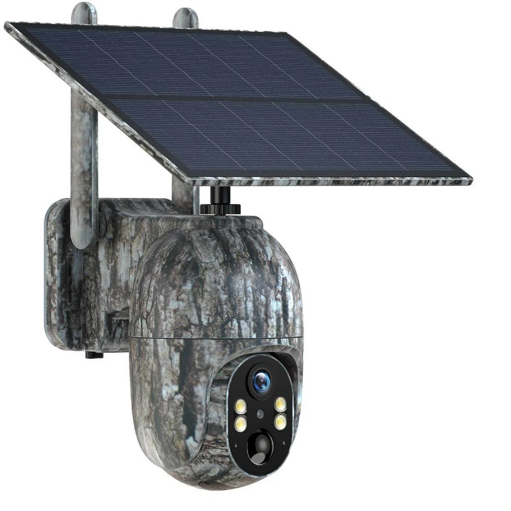 Caméra de chasse cellulaire solaire OC-C07 – 2.5K · 360° · Streaming direct 4G