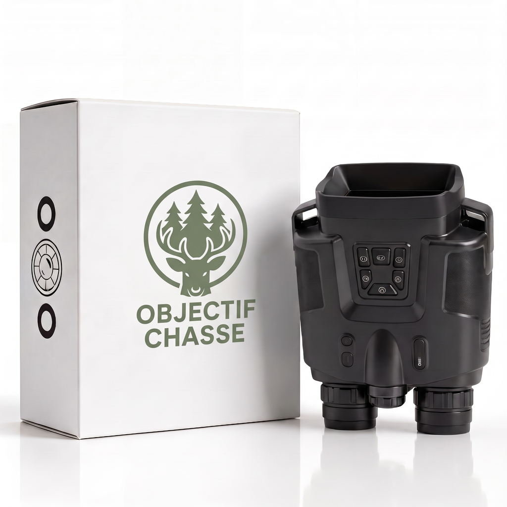 Jumelles vision nocturne 4K Autonomie 20h — Objectif Chasse