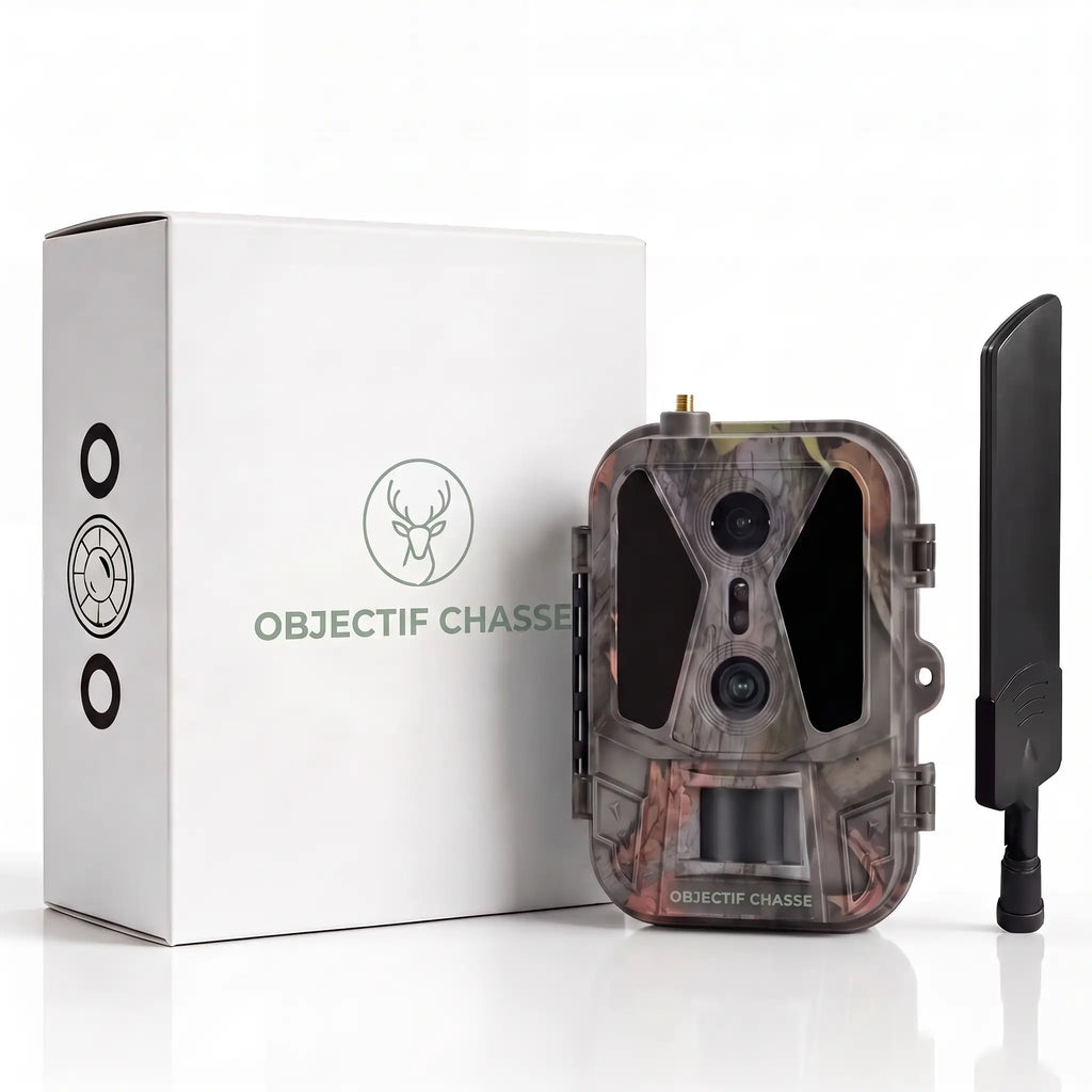 Caméra de chasse 4G 120MP Double Objectif — Objectif Chasse